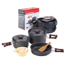 Load image into Gallery viewer, NatureHike Camping Hiking Cookware Set 4Pcs In One