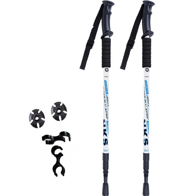 2Pcs/lot Anti Shock Nordic Walking Sticks