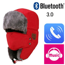 Load image into Gallery viewer, Bluetooth Bomber Hat