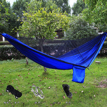 Load image into Gallery viewer, Ultralight Travel Hammock with Integrated Bug Net