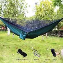 Load image into Gallery viewer, Ultralight Travel Hammock with Integrated Bug Net